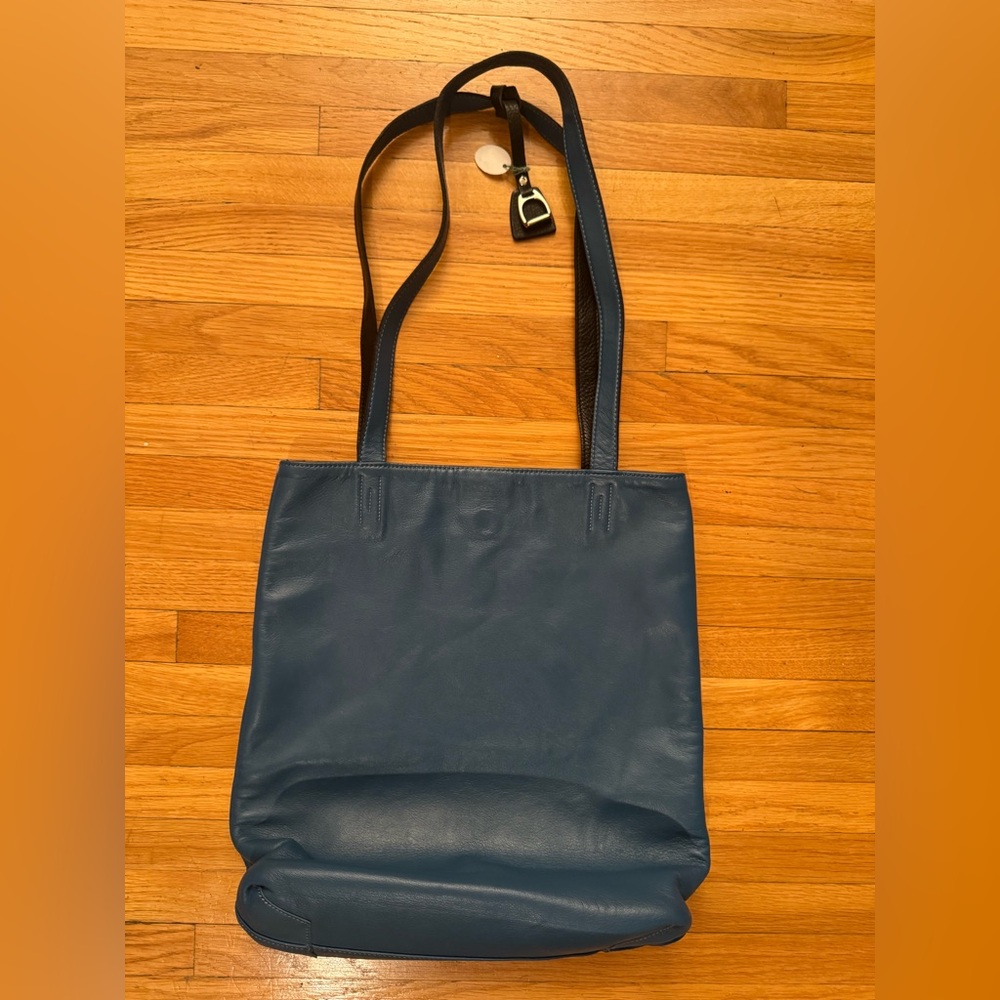 Reversible Leather Tote Bag